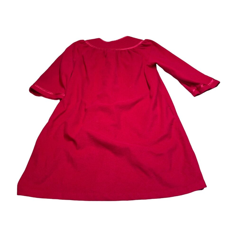 Enchantments By Miss Elaine Housecoat Women's Pink Raglan Sleeve Robe - Picture 2 of 6
